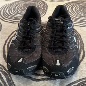 Nike Black and Silver Athletic Shoes